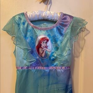 Disney Blue and Purple Nightgown with Ariel Design